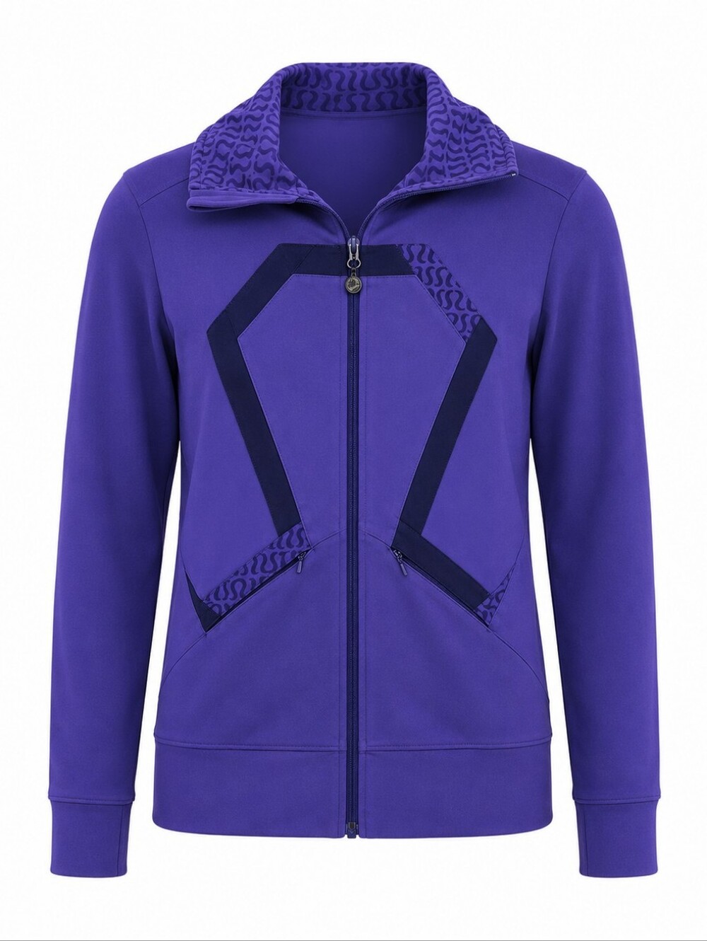 Lululemon Vintage Purple Athletic Zip-Up Jacket Sz 10 - Picture 1 of 3